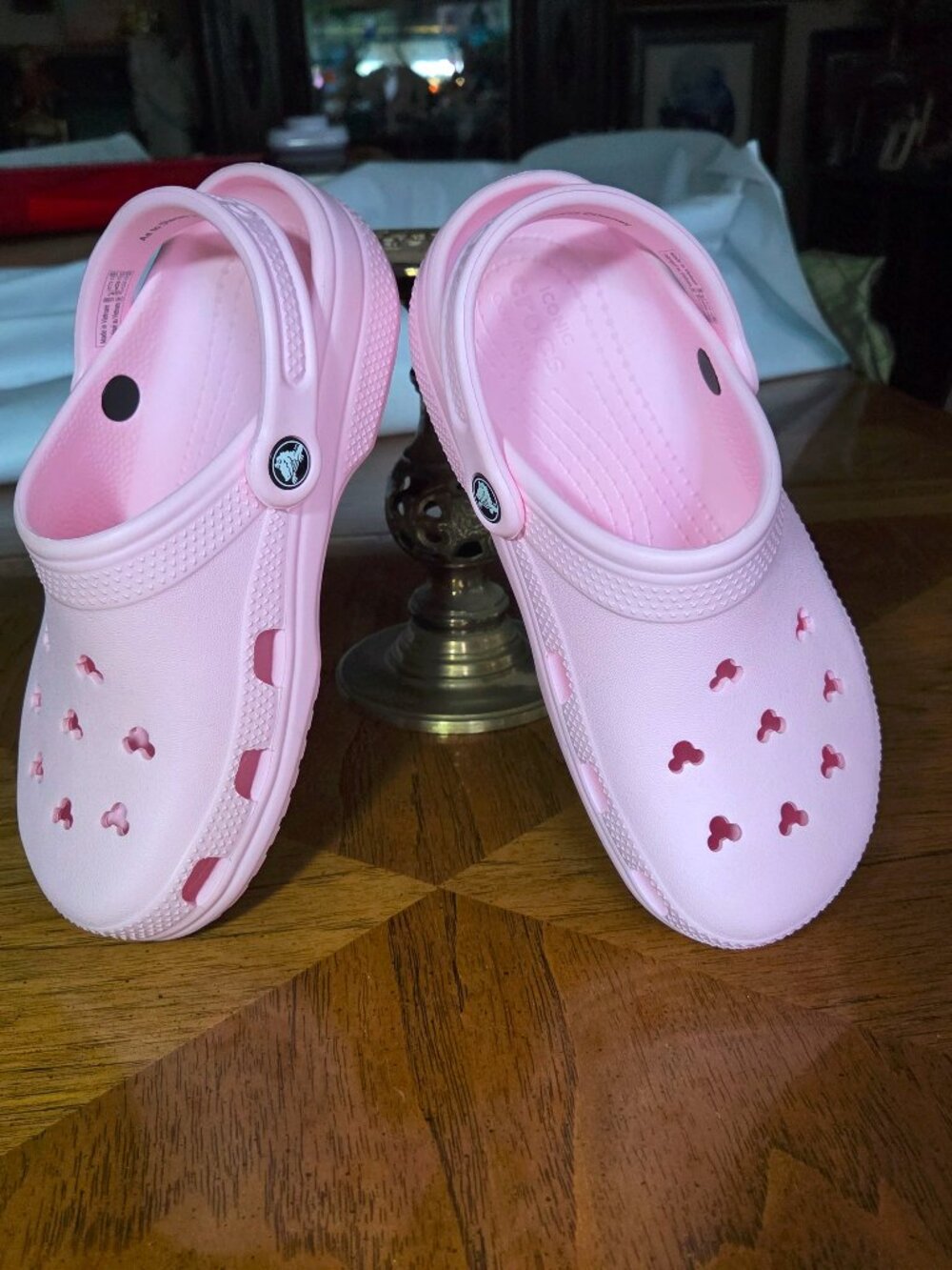 Crocs Classic Clog Disney Parks Soft Pink Size W/7 M/5